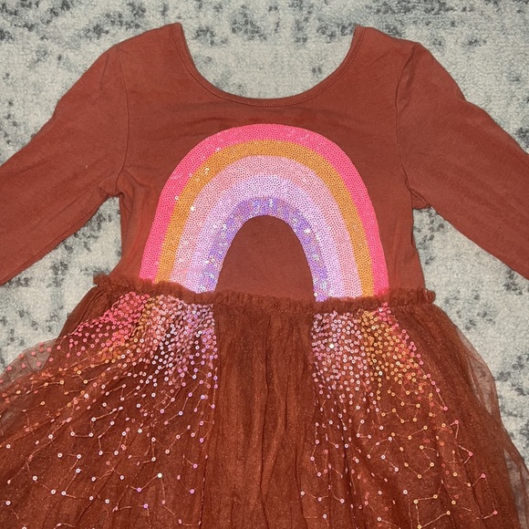 Girls long sleeve sequin dress - Picture 2 of 3